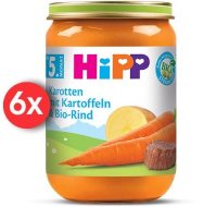 Hipp BIO Mrkva, zemiaky a hovädzie mäso 6x190g - cena, srovnání