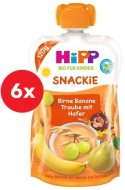 Hipp BIO Snackie Hruška-Banán-Biele hrozno-Ovos 6x120g - cena, srovnání