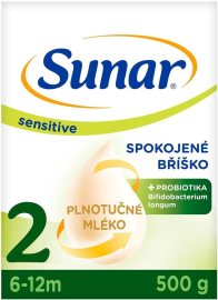 Hero Sunar Sensitive 2 pokračovacie dojčenské mlieko 500g