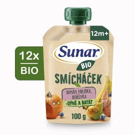 Hero Sunar BIO ovocná kapsička Smícháček 12x100g