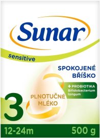 Hero Sunar Sensitive 3 dojčenské mlieko 500g