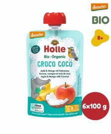 Holle Croco Coco BIO jablko mango kokos 6x100g