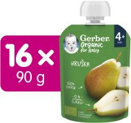 Gerber Organic kapsička hruška 16x90g - cena, srovnání