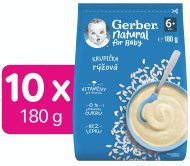 Gerber Natural ryžová krupica 10x180g - cena, srovnání