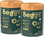 Beggs 2 následné mlieko 2x800g - cena, srovnání