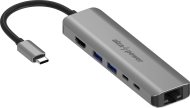 Alza AlzaPower Metal USB-C Dock Station 6v1 with 8K - cena, srovnání