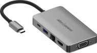 Alza AlzaPower Metal USB-C Dock Station 6 v 1 - cena, srovnání