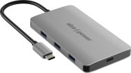 Alza AlzaPower Metal USB-C Dock Station 8 v 1 Dual Screen C8 - cena, srovnání