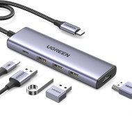 Ugreen 5-in-1 USB-C to HDMI/3x USB 3.0/PD - cena, srovnání