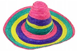 Guirca Farebný klobúk Sombrero - Mexiko 50cm