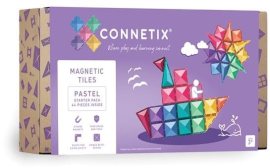 Connetix Tiles Magnetická stavebnica PASTEL 64 ks