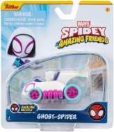 Jazwares Spidey Spider-Man Diecast Metal car 7,5 cm - Ghost Spider - cena, srovnání