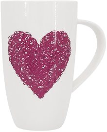 By Inspire Hrnček Heart A 600 ml