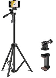 Apexel Upgraded Travel Tripod Stand