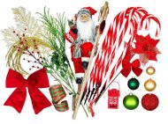 Laalu Súprava ozdôb SANTA CLAUS na stromčeky 120 - 210cm - cena, srovnání