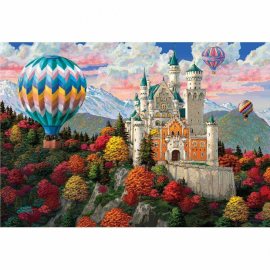 Wooden City Drevené puzzle, Neuschwanstein Castle M 200 dielikov