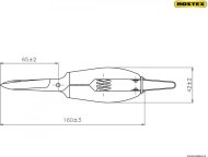 Rostex Nožnice 2405, 160 mm, remeselnícke - cena, srovnání