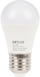 Retlux RLL 640 G45 E27 miniG 6 W DL D