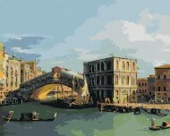 Zuty Maľovanie podľa čísel - Most Rialto od severu (Canaletto), 40 x 50 cm, bez rámu a bez napnutia plátna - cena, srovnání