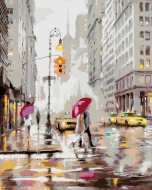 Zuty Maľovanie podľa čísel - Pár na prechode v New Yorku (Richard Macneil), 40 x 50 cm, napnuté plátno na ráme - cena, srovnání