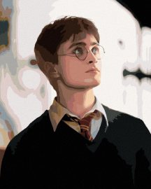 Zuty Portrét Harry Potter, 40x50 cm, vypnuté plátno na rám