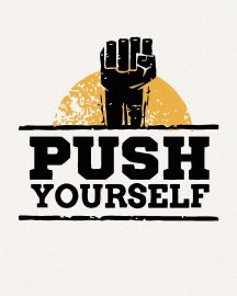 Zuty Maľovanie podľa čísel - Push yourself, 40 x 50 cm, bez rámu a bez napnutia plátna