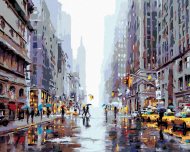 Zuty Maľovanie podľa čísel - Rušná ulica v New Yorku II (Richard Macneil), 40 x 50 cm, bez rámu a bez napnutia plátna - cena, srovnání