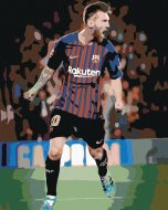 Zuty Maľovanie podľa čísel - Lionel Messi, 80 x 100 cm, bez rámu a bez napnutia plátna - cena, srovnání