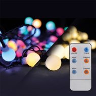 Solight LED 2 v 1 vonkajšia vianočná reťaz, guľa, diaľkový ovládač, 200 LED - cena, srovnání