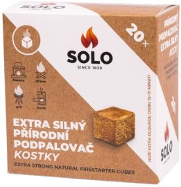 Solo Podpaľovač extra silný kocky - 20 ks