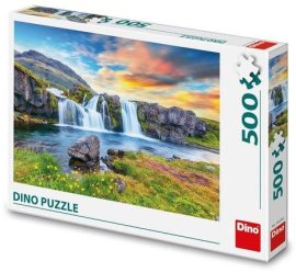 Dino Puzzle Islandský vodopád 500