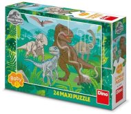 Dino Puzzle Jurský svet maxi 24 - cena, srovnání