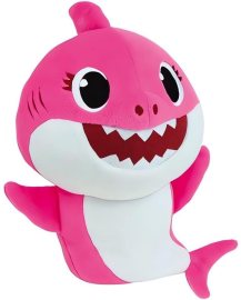 GGV Plyšový žralok Baby Shark, 21 cm, ružový