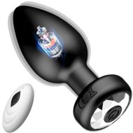 Superlove Shiny Vibrating Butt Plug with Remote Control - cena, srovnání