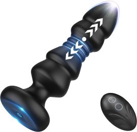 Superlove Thrusting & Vibrating Butt Plug with Remote