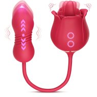 Superlove 3in1 Rose Licking Tongue & Thrusting Double Ended Vibrating Egg - cena, srovnání