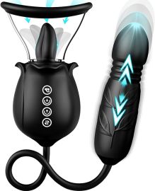 Superlove 3in1 Tongue Licking, Sucking & Thrusting Vibrator