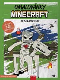 Omalovánky Minecraft se samolepkami