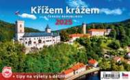 Křížem krážem Českou republikou 2025 - stolní kalendář - cena, srovnání