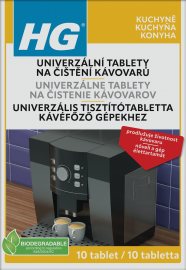 HG Univerzálne tablety na čistenie kávovarov 10ks