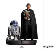 Iron Studios Star Wars - The Mandalorian - Luke Skywalker, R2-D2 and Grogu - Legacy Replica 1/4 - cena, srovnání