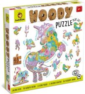 Ludattica Woody - Jednorožce, drevené puzzle, 48 dielikov - cena, srovnání