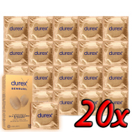 Durex Sensual 20ks - cena, srovnání