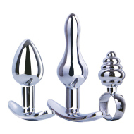 Nmc Hardware Gear 3in1 Metal Butt Plug Set I - cena, srovnání