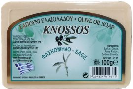 Knossos Grécke olivové mydlo s vôňou šalvie 100g