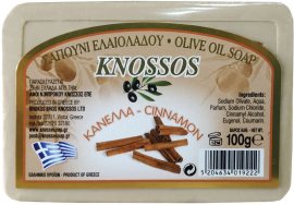 Knossos Grécke olivové mydlo s vôňou škorice 100g