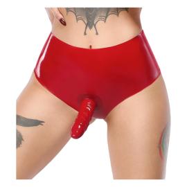 LateX Briefs with Dildo 2950324