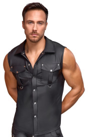 NEK Sleeveless Matte Look Shirt with Studs