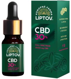 Konopná Farma Liptov CBD olej 30% full spectrum 10ml