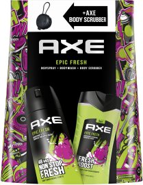 Axe Epic Fresh vianočná kazeta s umývacou špongiou 400ml